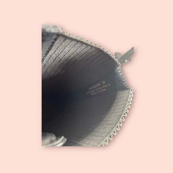 Senso‎ Jackson Boots Black/White Gothcore Size 8 - Picture 7 of 9